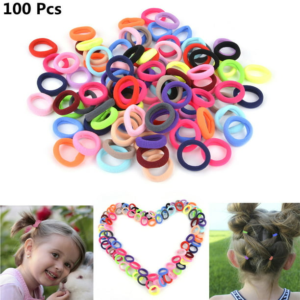 Geo Red Blue White Floral Hairbands FOE Elastic Hair Ties Foe Hair Ties Women/'s Hair ties Fold Over Elastic Girls Elastic Hair Bands
